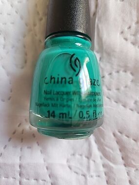 China Glaze Teal Nail Lacquer